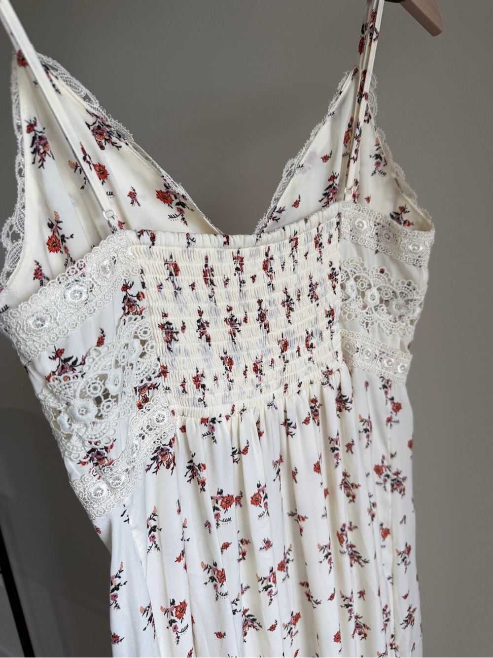Free People Intimately FP Out & About Floral Lace Maxi Slip Dress NWT Medium - Picture 6 of 12